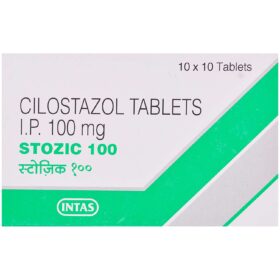 Cilostazol  100mg Tablet Stozic