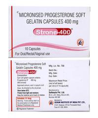 Progesterone Soft Gelatin Capsule 400mg Strone