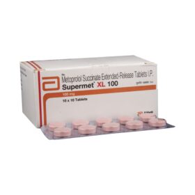 Metoprolol Succinate 100mg tablet Supermet XL