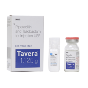 Piperacillin Tazobactum 1000mg+125mg Tavera 1.125 Injection