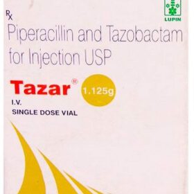 Piperacillin Tazobactum 1000mg+125mg Tazar 1.125  Injection