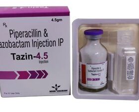 Piperacillin Tazobactum 4000mg+500mg Tazin 4.5 Injection