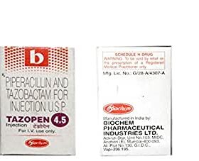 Piperacillin Tazobactum 4000mg+500mg Tazopen 4.5 Injection