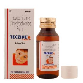Levocetirizine 2.5mg/5ml  Syrup Teczine