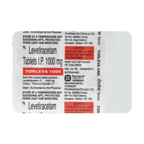 Levetiracetam 1000mg Tablet Torleva