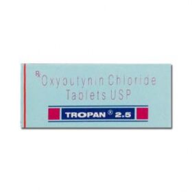 Oxybutinin 2.5 mg Tablet Tropan