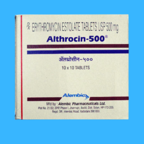Erythromycin 500mg Tablet Althrocin