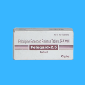 Felogard 2.5 Tablet ER (Felodipine)