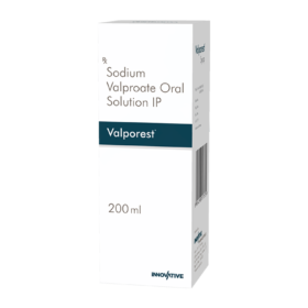 Sodium Valproate 200 mg / 5 ml Valporest 200 ml Syrup