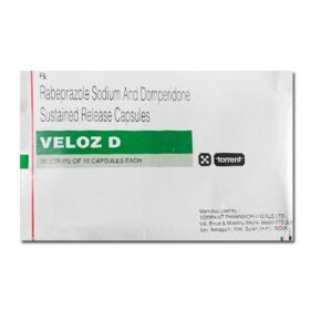 Domperidone+Rabeprazole 30mg+20mg Veloz D Capsule