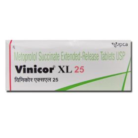 Metoprolol Succinate 25mg tablet Vinicor XL