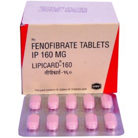 Fenofibrate 160mg Tablet Lipicard