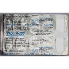 Clozapine 200mg Tablet Zaporil