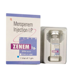 Meropenem IP 1000mg Injection Zenem