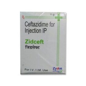 Ceftazidime 1000mg Injection Zidceft