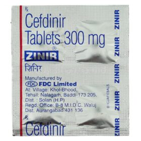 Cefdinir 300mg Tablet Zinir