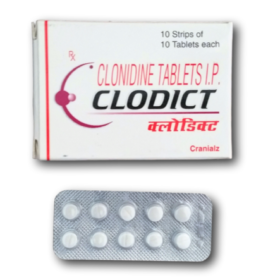 Clonidine 100mcg Tablet Clodict