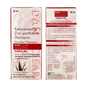 Ketoconazole+Zinc Pyrithione 50ml Danclear sampoo