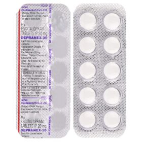 Escitalopram 20mg Tablet Depranex