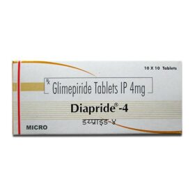 Glimepride 4mg Tablet Diapride