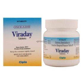 EMTRICITABBINE & TENOFOVIR 300 MG TABLET VIRADAY