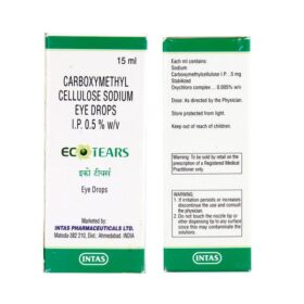 Carboxymethylcellulose (0.5% w/v) 15ml Eco Tears Eye Drop
