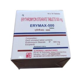 Erythromycin Stearate 500mg Tablet Erymax