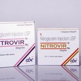 Nitroglycerine 50mg Injection Nitrovir