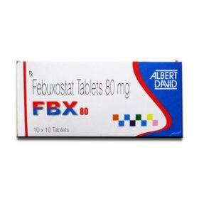 Febuxostat 80mg Tablet FBX