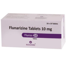 Fluros 10mg Tablet Flunarizine