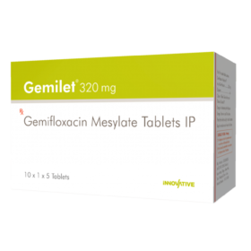 Gemifloxacin 320mg Tablet Gemilet
