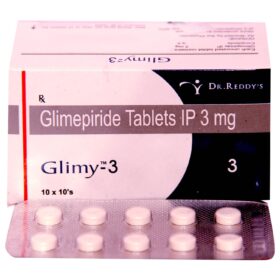 Glimepride 3mg Tablet Glimy