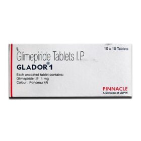 Glimepride 1mg Tablet Glador