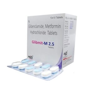 Glibenclamide 2.5mg Tablet Glibmit M