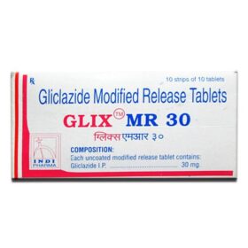 Gliclazide 30mg Tablet Glix MR
