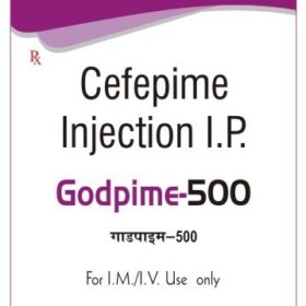Cefepime 500mg Injection Godpime
