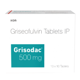 Griseofulvin 500mg Tablet Grisodac