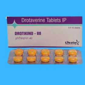 Drotaverine 80mg Tablet Drotikind
