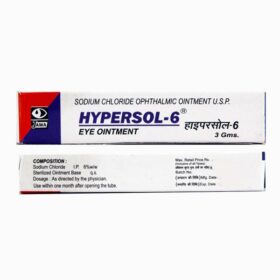 Sodium chloride 6% Hypersol eye ointment