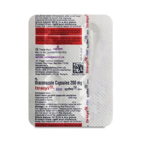 Itraconazole 200mg Capsule Itrasys