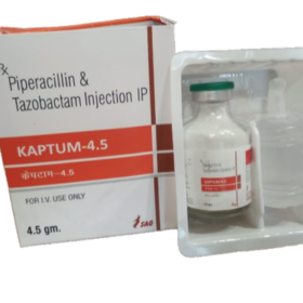 Piperacillin Tazobactum 4000mg+500mg Kaptum-4.5 Injection