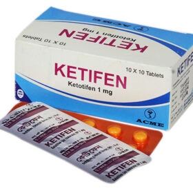 Ketotifen 1mg Tablet Ketifen