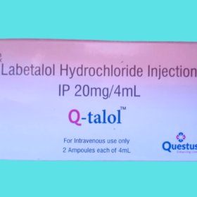 labetalol hydrochloride injection Q Talol 20mg