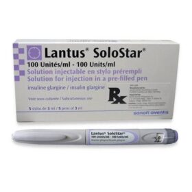 Insulin Glargine 100IU/ml Lantus Solostar pen