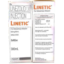 Linezolid 600mg/300ml Injection Linetic