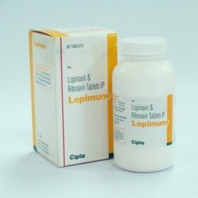 Ritonavir 50mg + Lopinavir 200mg Lopimune Tablet