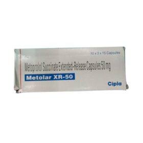 Metoprolol Succinate 50mg tablet Metolar XR