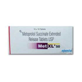 Metoprolol Succinate 50mg tablet Met XL