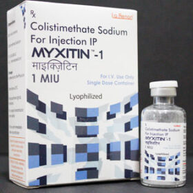 Colistin Sulphate 1MIU Myxitin Injection