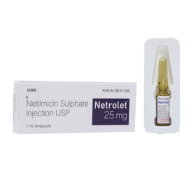 Netilmicin 25mg Injection Netrolet